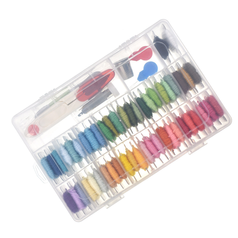 Embroidery Stitches - 50 Assorted Embroidery Kit Supplies Beginner