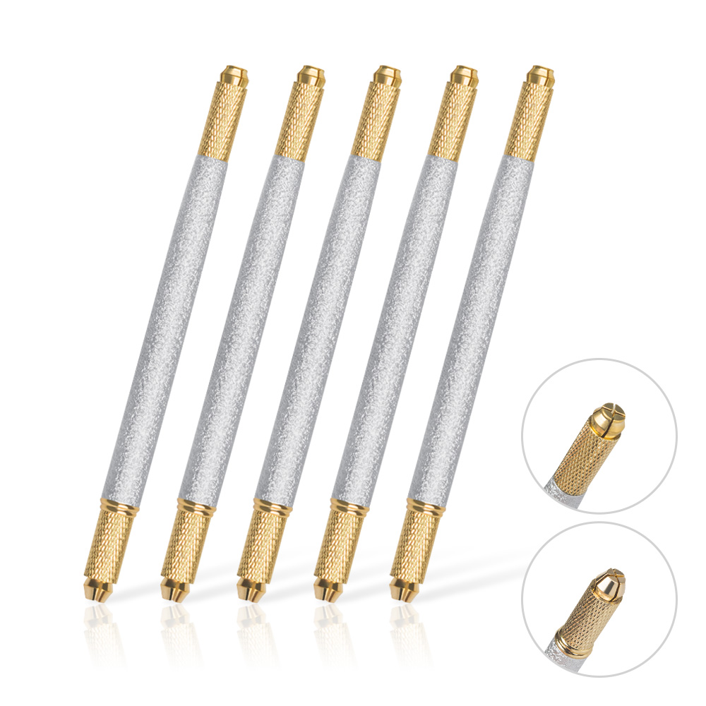 Embroidery Lips - 1pcs Microblading Double End Metal Relief