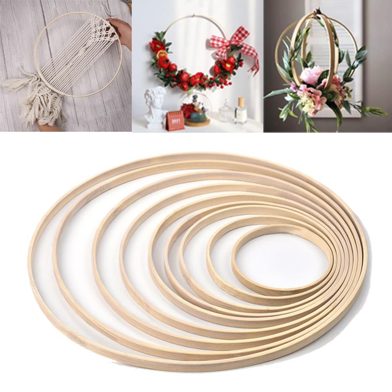 Embroidery Hooping - 1/5Pcs 8-33cm Wooden DIY Handmade Catcher