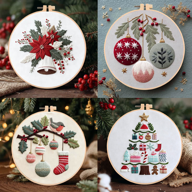 DIY Embroidery Christmas Tree  - огляд і ціна Embroidery Hooping