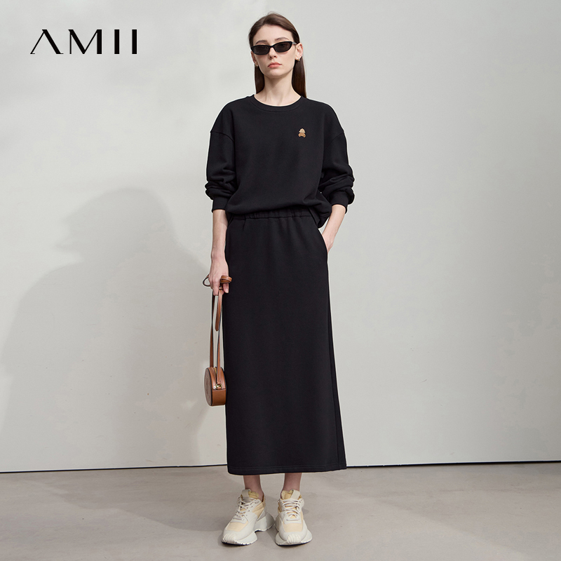 AMII Minimalist Woman Sets Two - огляд і ціна Embroidery Skirt
