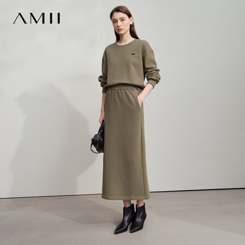 AMII Minimalist Woman Sets Two - огляд і ціна Embroidery Skirt