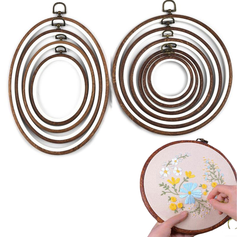 10PCS Sewing Tool Round Oval I - огляд і ціна Embroidery Hooping