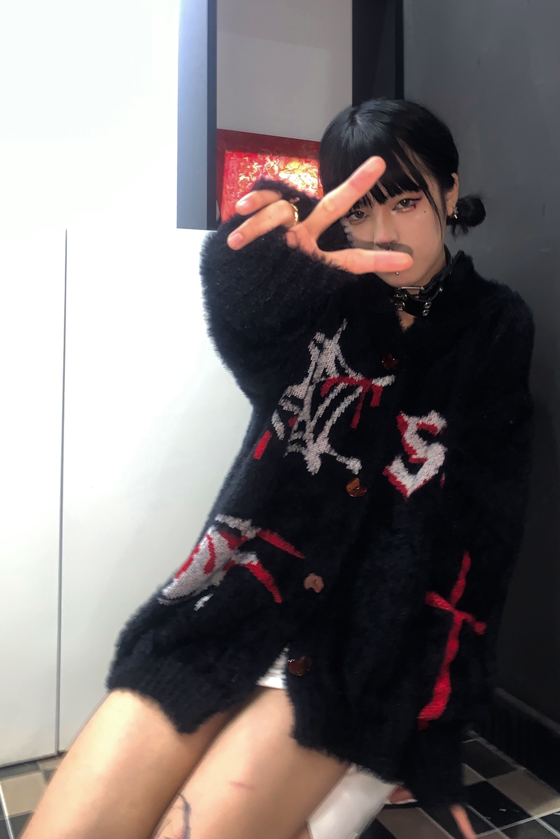 Y2k Fashion Women's Sweater Si - огляд і ціна Embroidery Gothic