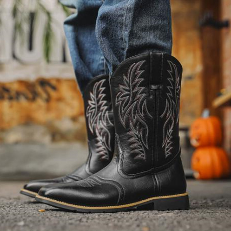 New Men High Boots Embroidery  - огляд і ціна Embroidery Stitches