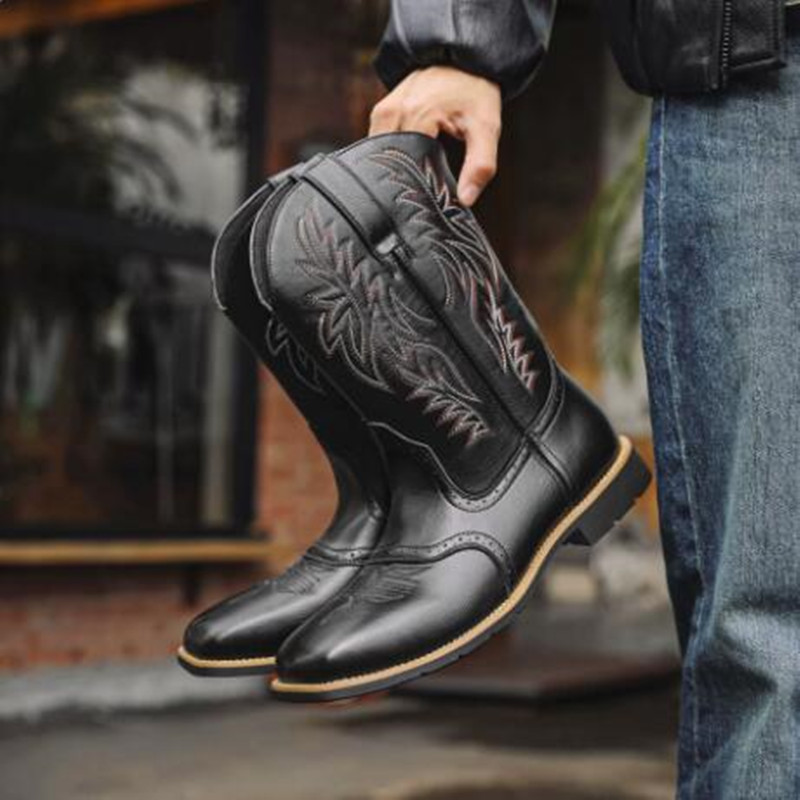 New Men High Boots Embroidery  - огляд і ціна Embroidery Stitches