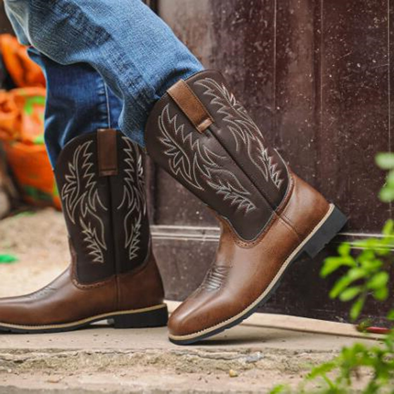 New Men High Boots Embroidery  - огляд і ціна Embroidery Stitches