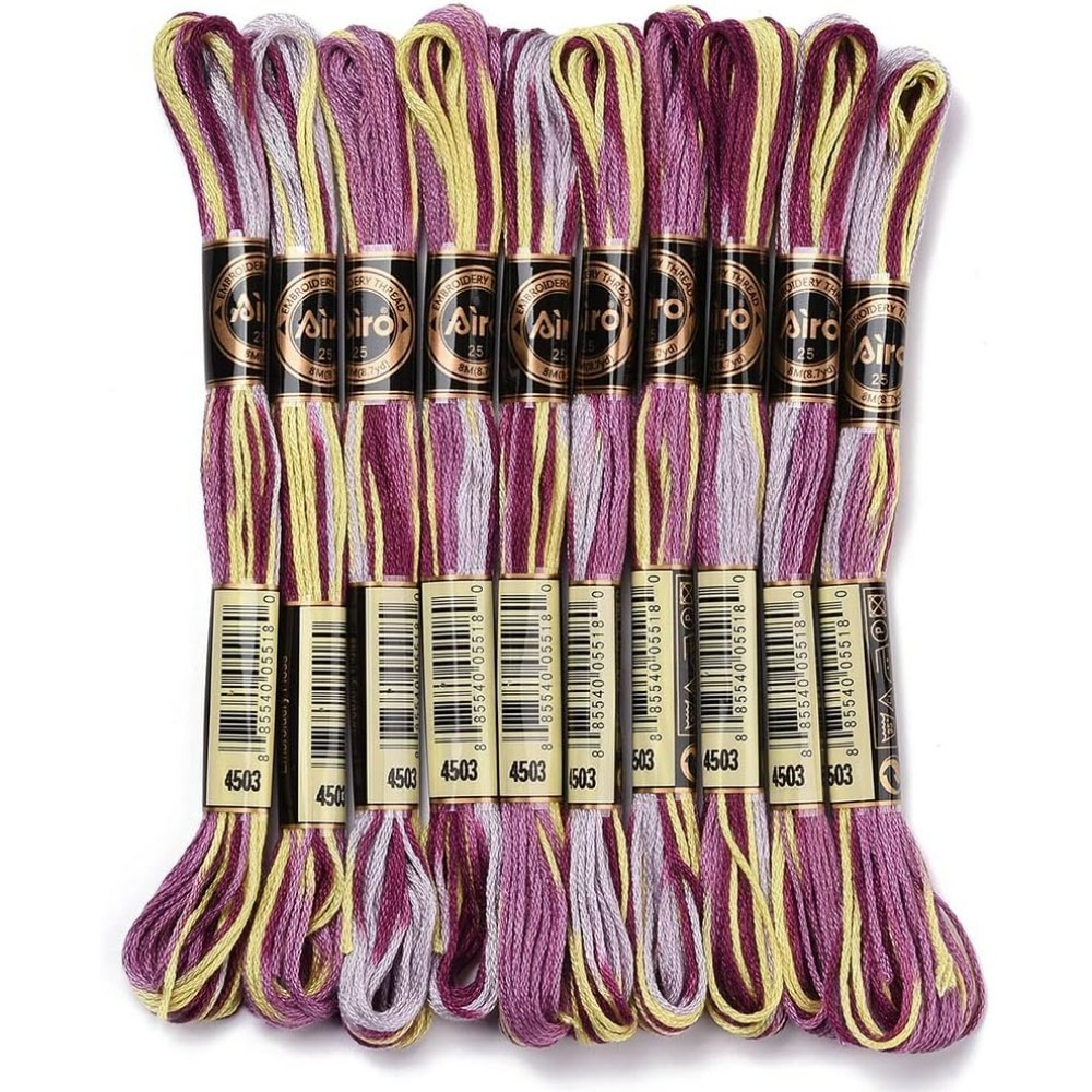 6 Strands Purple Variegated Em - огляд і ціна Embroidery Stitches