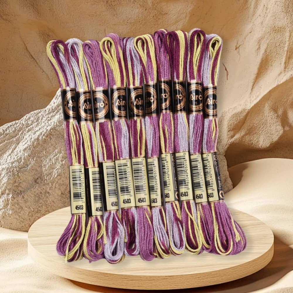 6 Strands Purple Variegated Em - огляд і ціна Embroidery Stitches