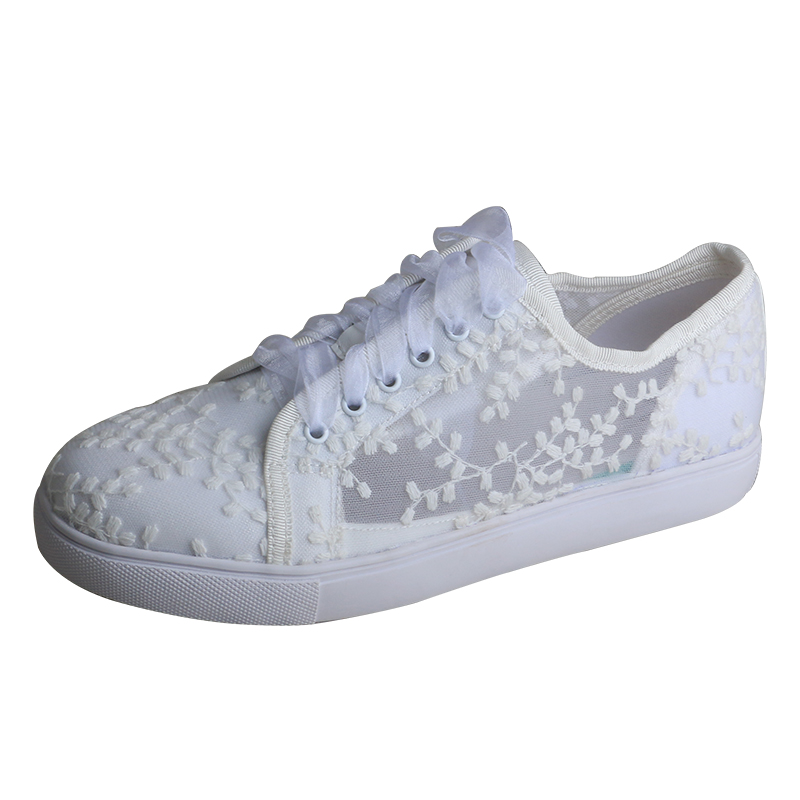 Wedopus White Sneakers for Wom - огляд і ціна Embroidery Shoes