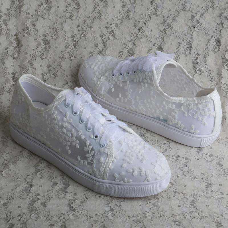 Wedopus White Sneakers for Wom - огляд і ціна Embroidery Shoes