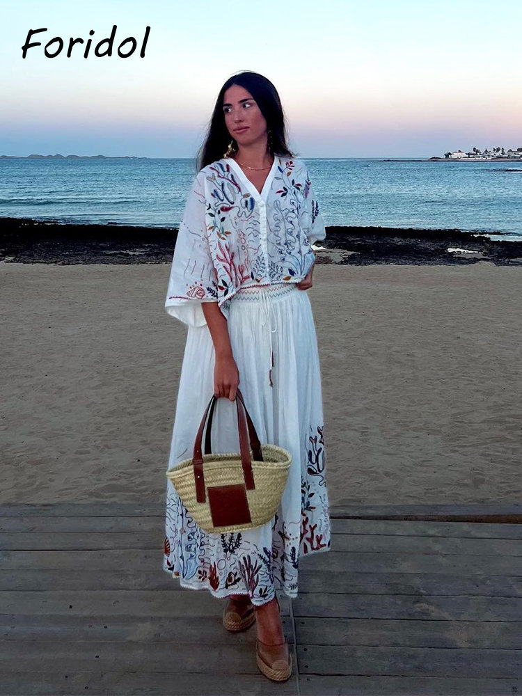 Foridol Marine Organism Embroi - огляд і ціна Embroidery Skirt