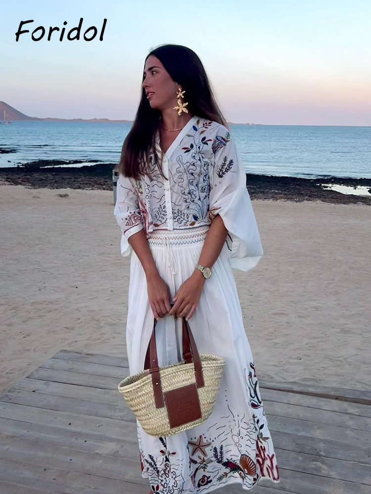 Foridol Marine Organism Embroi - огляд і ціна Embroidery Skirt