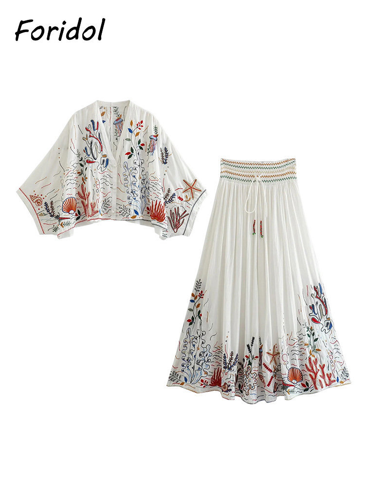 Foridol Marine Organism Embroi - огляд і ціна Embroidery Skirt