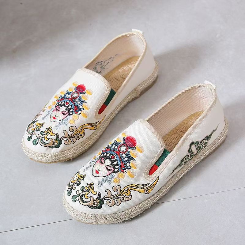 Women Flat Sole Embroidered Cl - огляд і ціна Embroidery Shoes