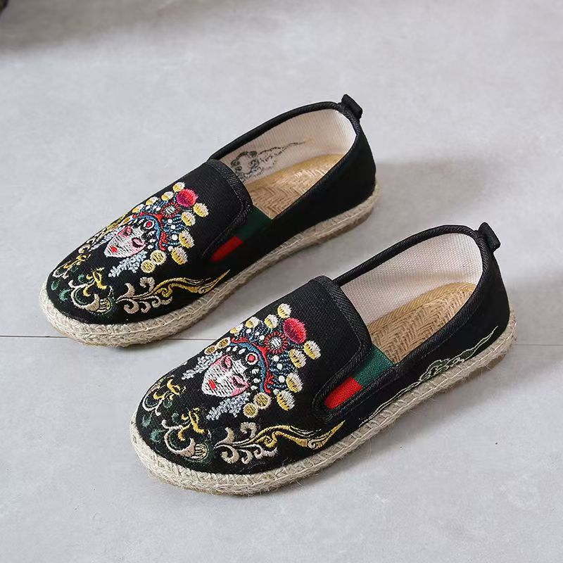 Women Flat Sole Embroidered Cl - огляд і ціна Embroidery Shoes