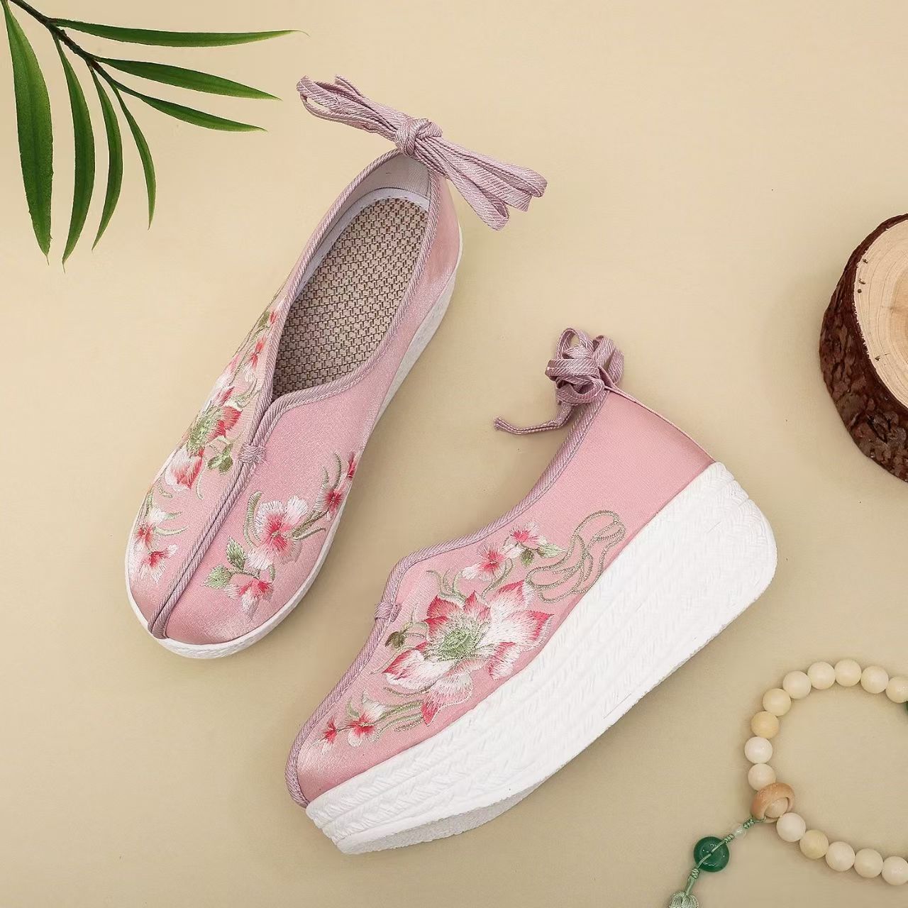 Woman Ethnic Style Wedges Embr - огляд і ціна Embroidery Shoes