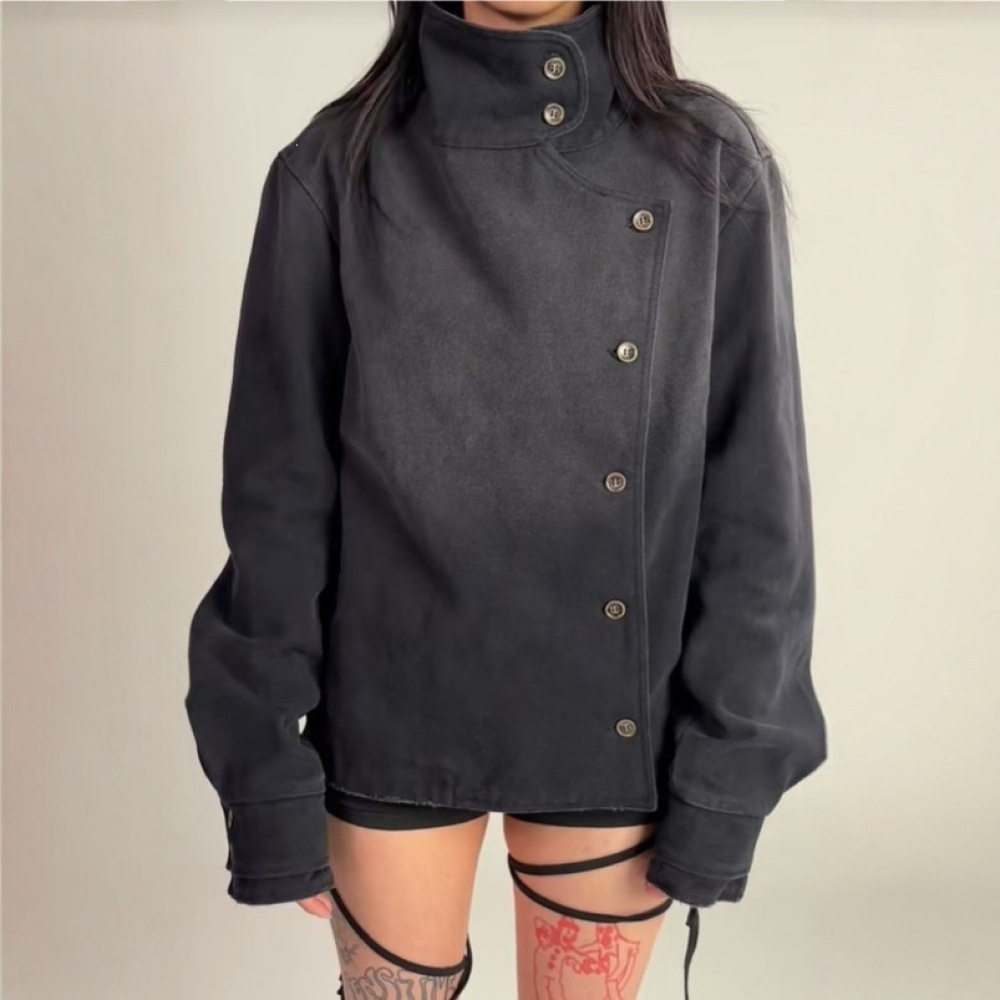 Vintage Wash Fencing Cropped J - огляд і ціна Embroidery Gothic
