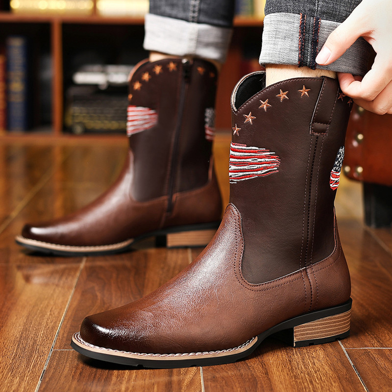 New Brand Men High Boots Embro - огляд і ціна Embroidery Stitches