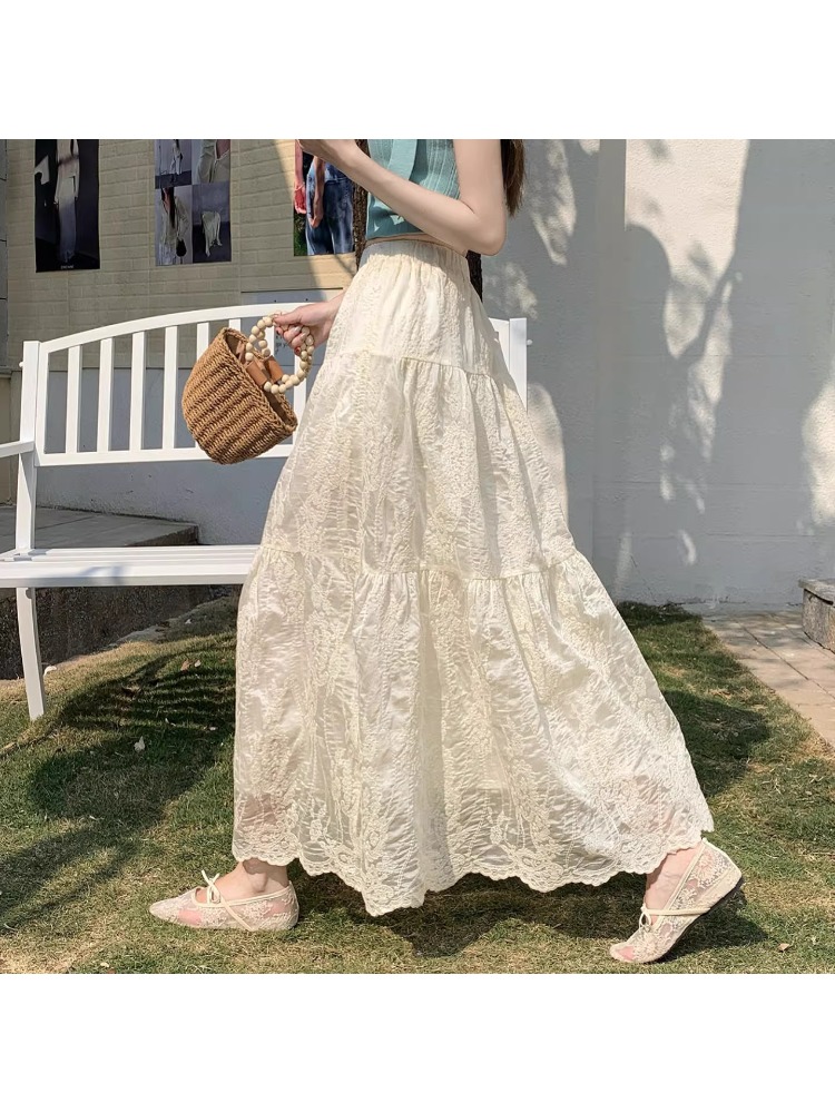Heavy Embroidery Half-length S - огляд і ціна Embroidery Skirt