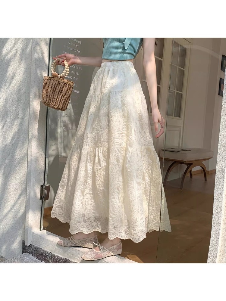 Heavy Embroidery Half-length S - огляд і ціна Embroidery Skirt