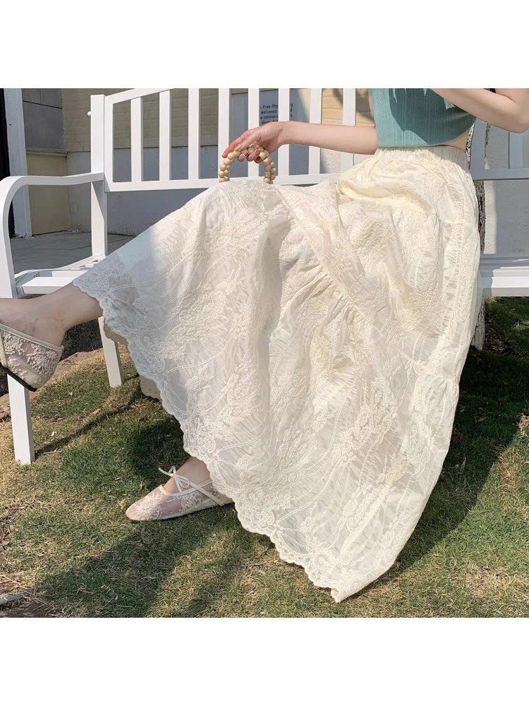 Heavy Embroidery Half-length S - огляд і ціна Embroidery Skirt