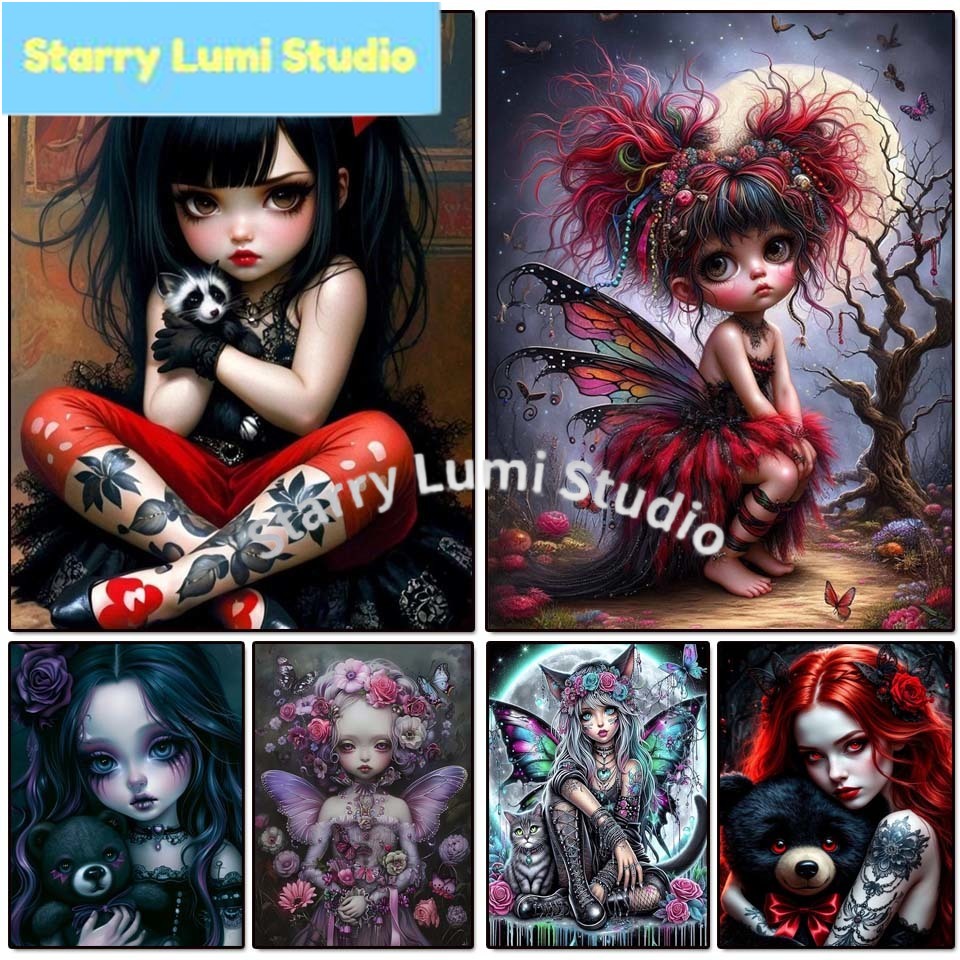 5D Diamond Painting Kit Gothic - огляд і ціна Embroidery Gothic