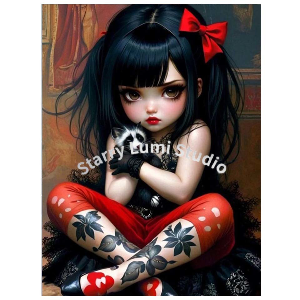 5D Diamond Painting Kit Gothic - огляд і ціна Embroidery Gothic