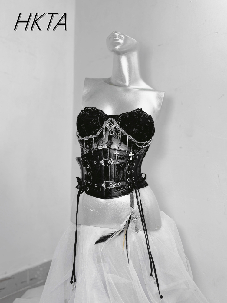 Dark Style Goth Metal Chain Wa - огляд і ціна Embroidery Gothic