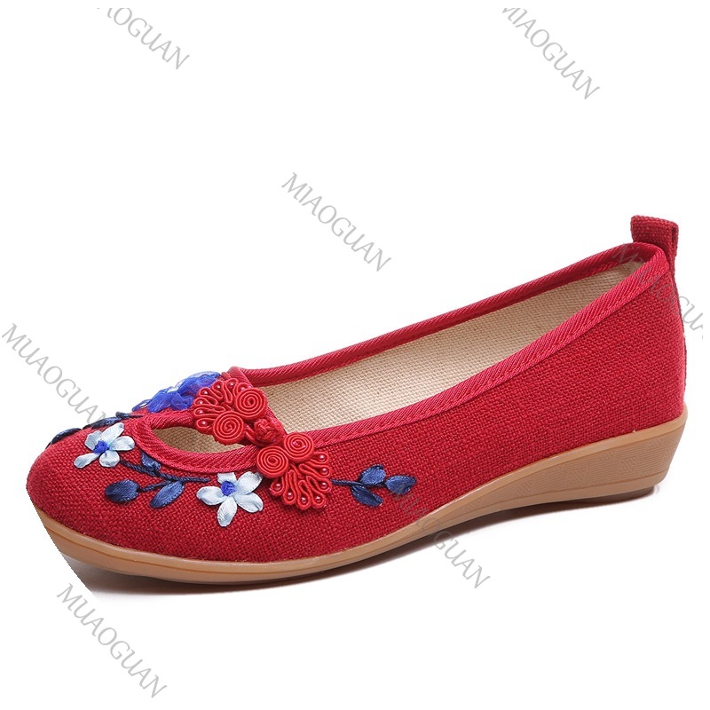 Embroidered Women Comfort Wedg - огляд і ціна Embroidery Shoes