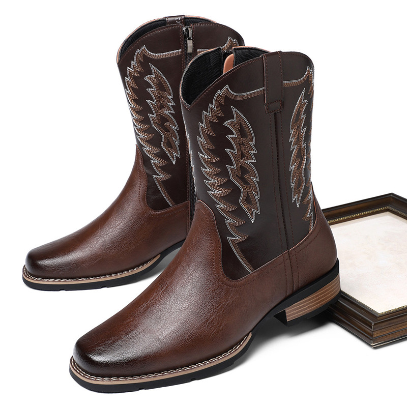 Men High Boot Embroidery Retro - огляд і ціна Embroidery Stitches