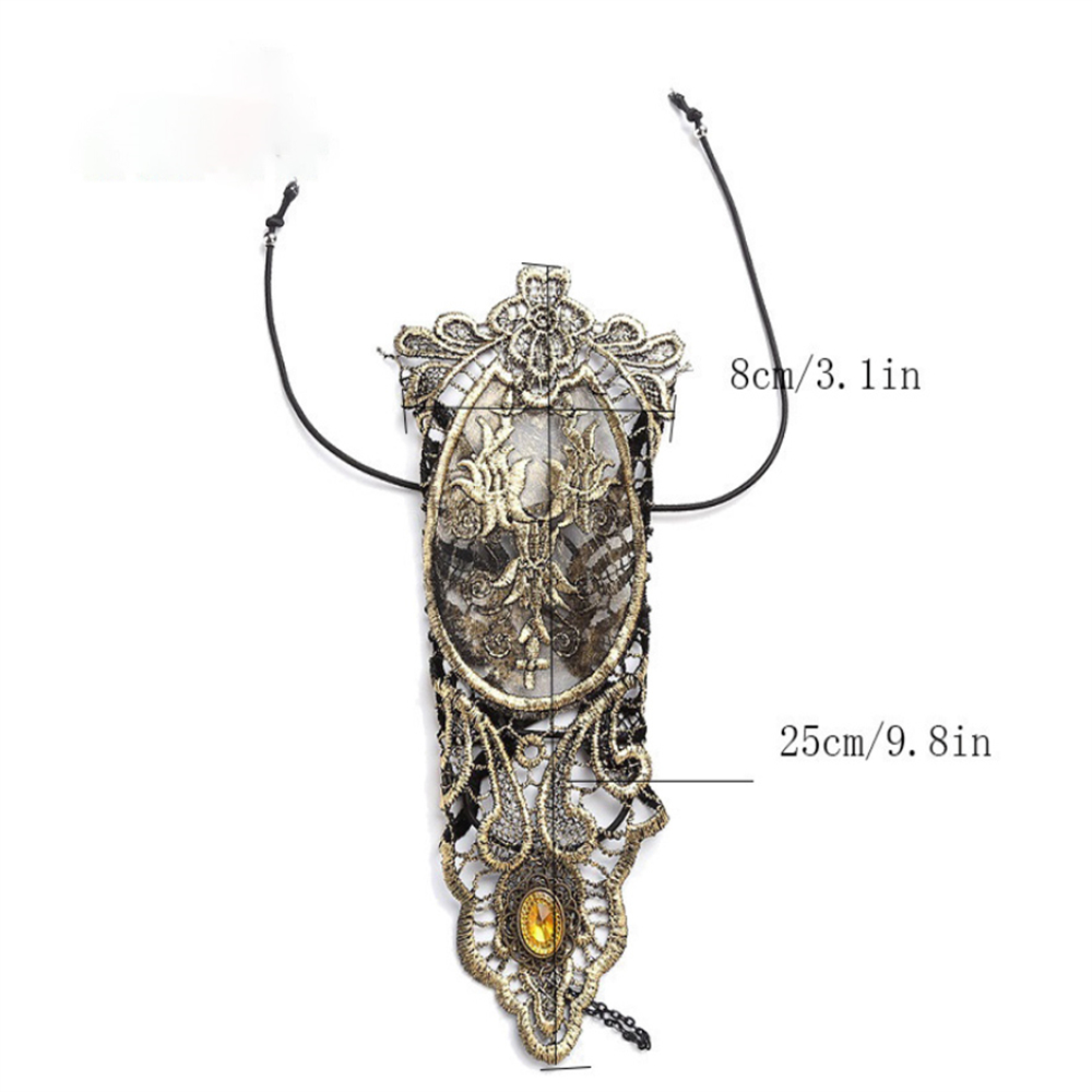 1pc Gothic Lace Cuff Fingerles - огляд і ціна Embroidery Gothic
