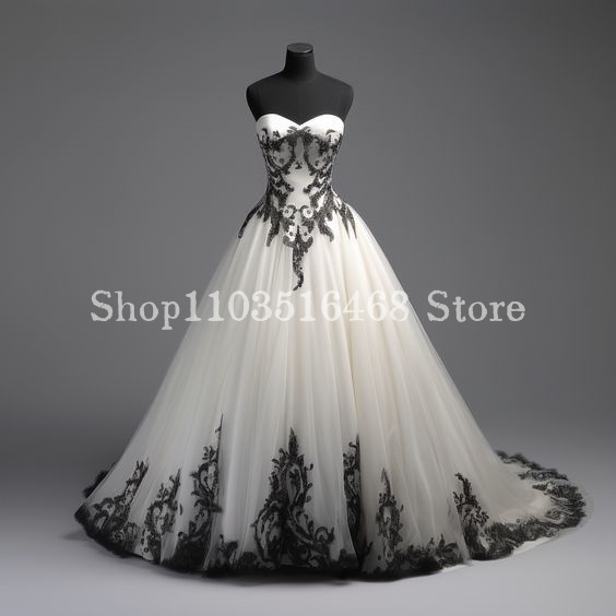 Black White Gothic Embroidered - огляд і ціна Embroidery Gothic