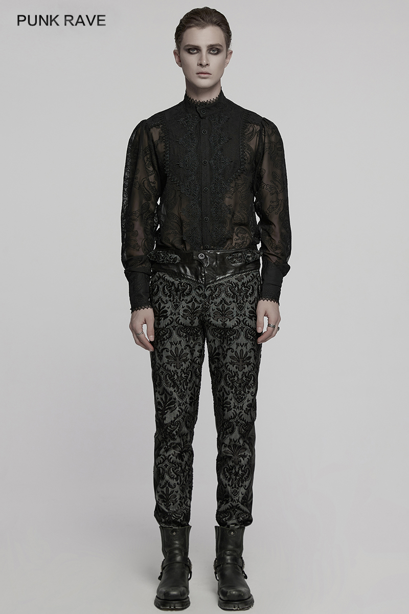 PUNK RAVE Men's Gothic Palace  - огляд і ціна Embroidery Gothic