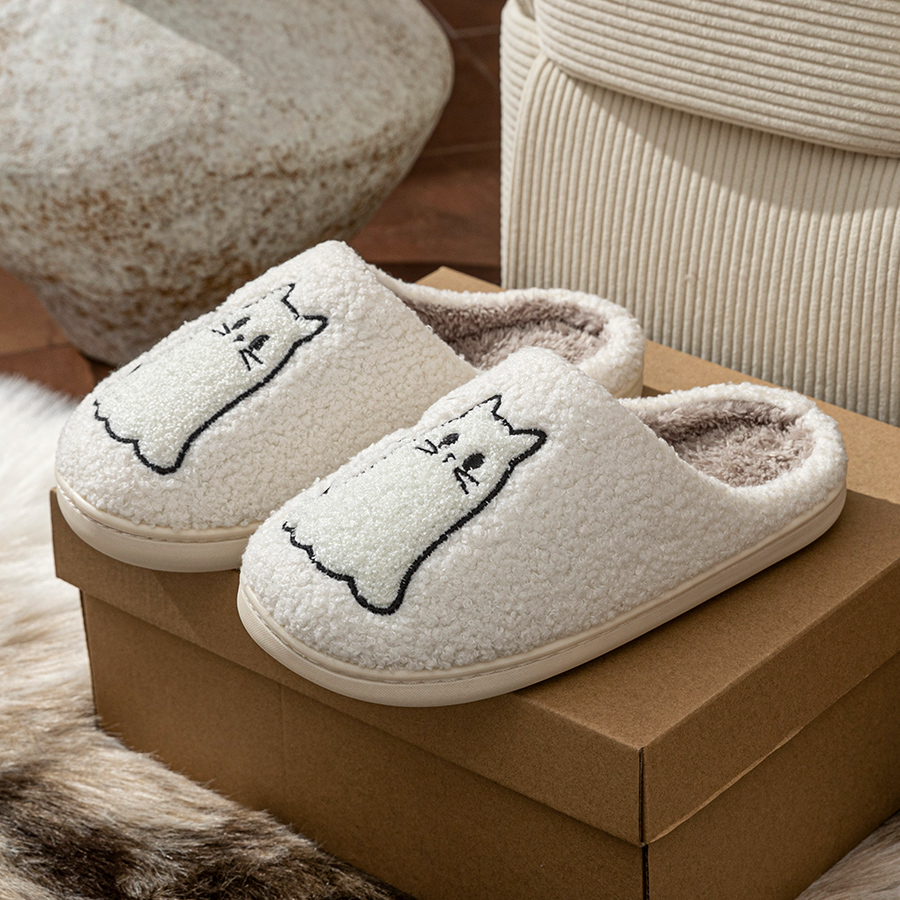 Fashion Cute Line Cat Exquisit - огляд і ціна Embroidery Shoes