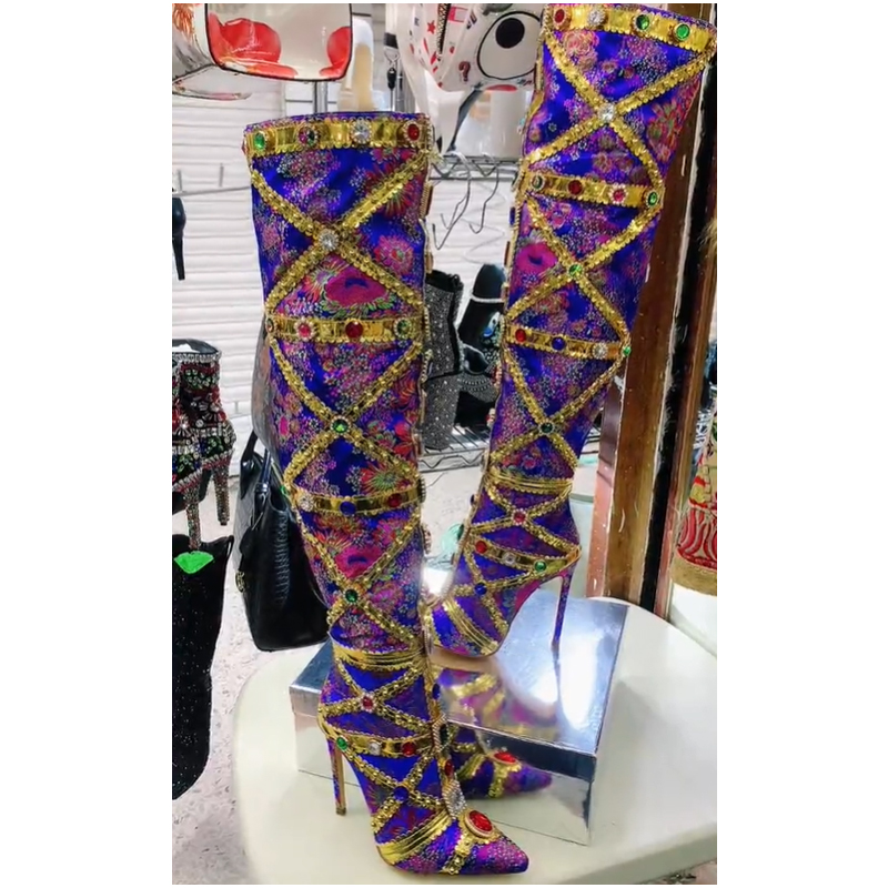 Multicolor Gemstone Gold Trim  - огляд і ціна Embroidery Stitches