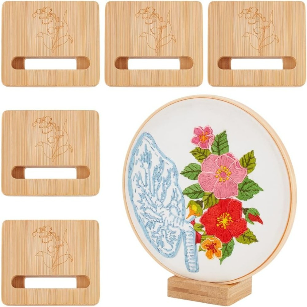 6Pcs Embroidery Hoop Rectangle - огляд і ціна Embroidery Hooping