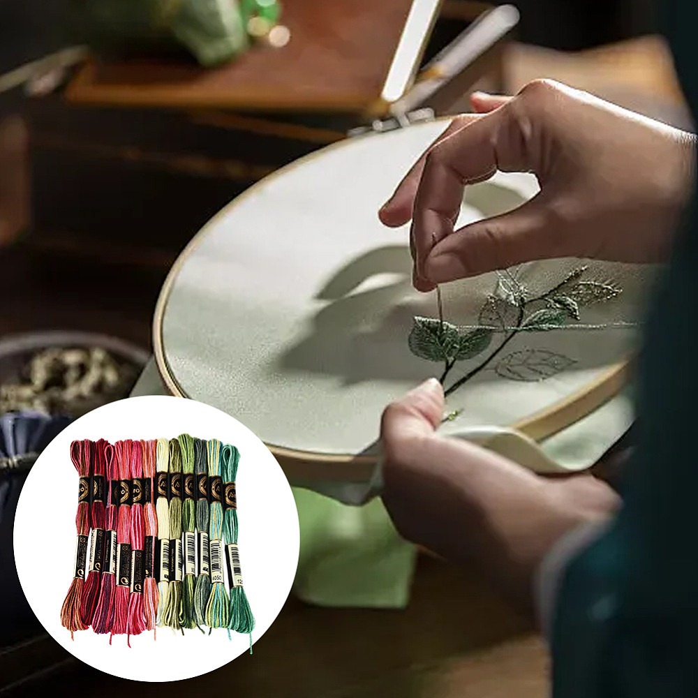 105 Yards Stitch Floss Embroid - огляд і ціна Embroidery Stitches
