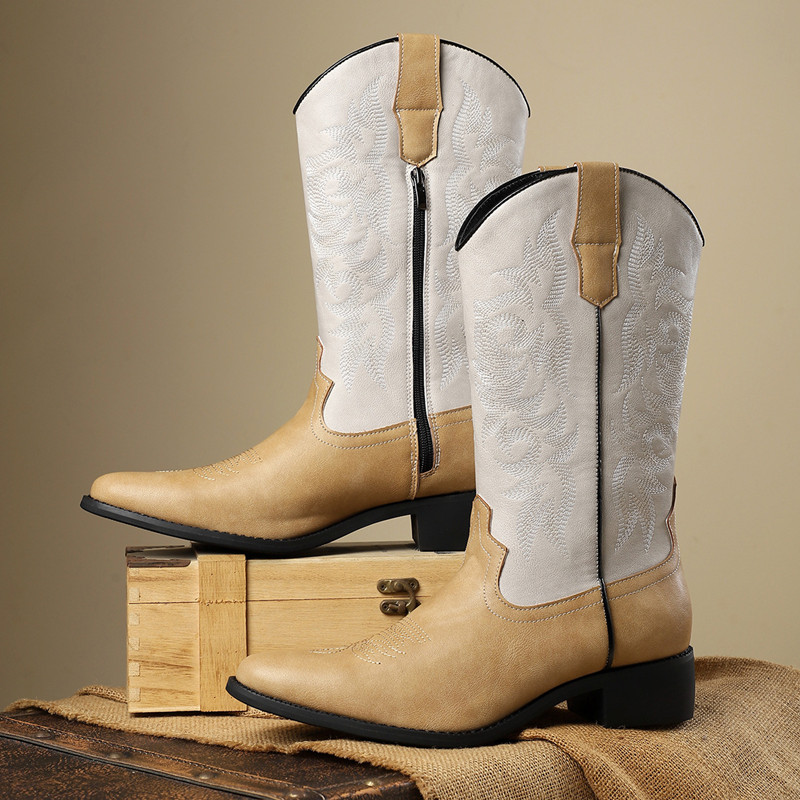 NEW Men High Boots Embroidery  - огляд і ціна Embroidery Stitches
