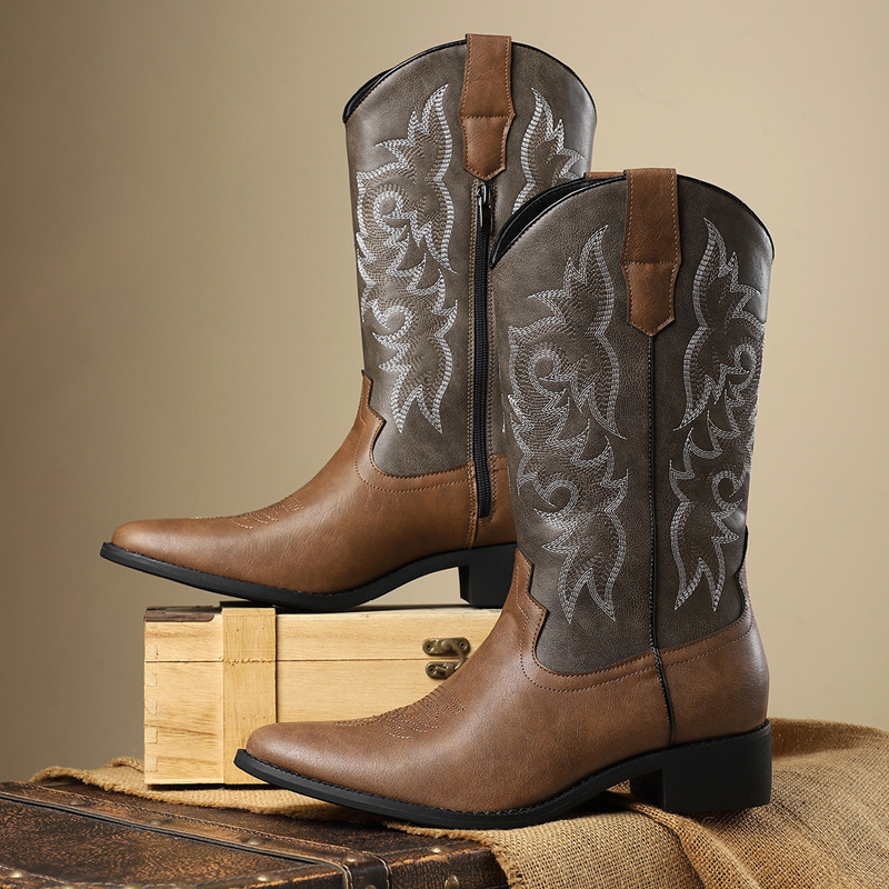 NEW Men High Boots Embroidery  - огляд і ціна Embroidery Stitches